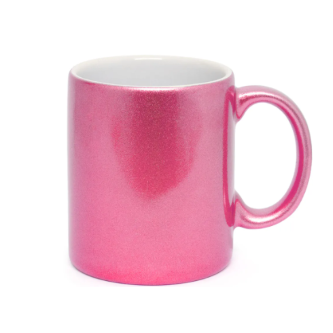 Caneca Cerâmica Perolada Rosa Pink
