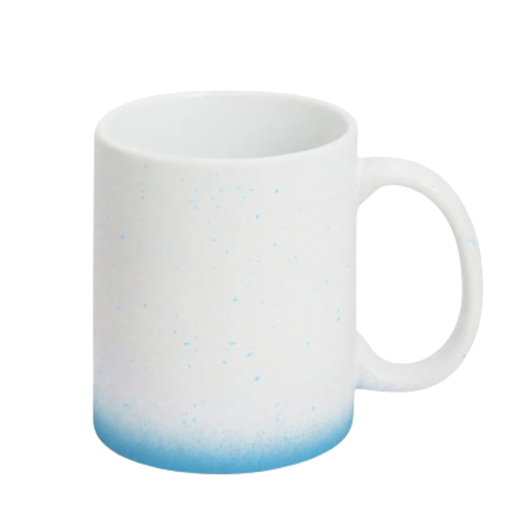 Caneca Delicadinha Degradê Splash Azul