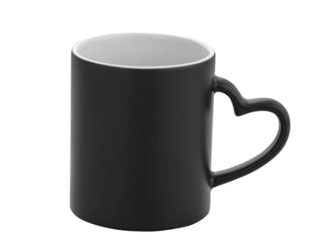 Caneca Cerâmica Mágica com Alça Coração