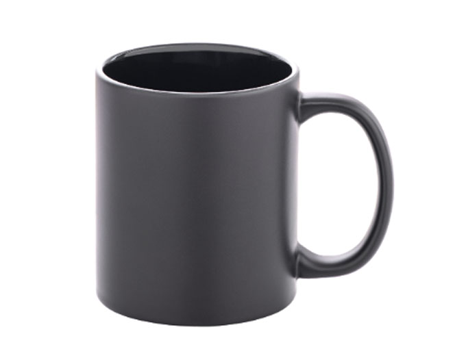 Caneca Cerâmica Mágica Interior Preto