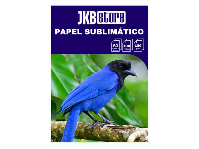 Papel Sublimático JKB Fundo Rosa 100G A3