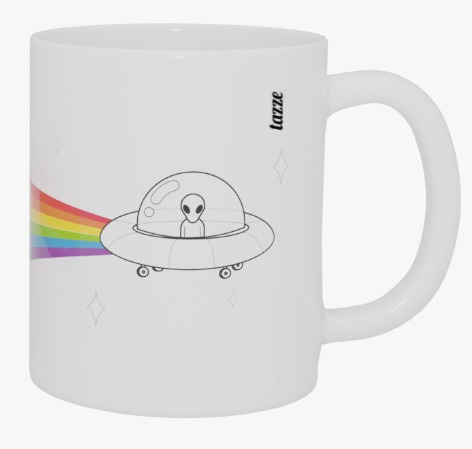 Caneca UFO Arco-Íris - LGBT - imagem 2