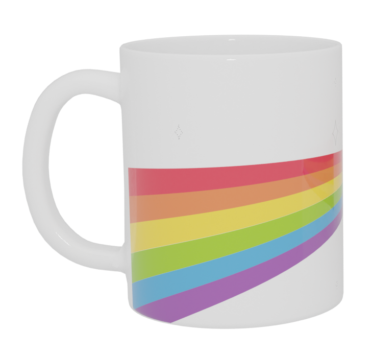 Caneca UFO Arco-Íris - LGBT