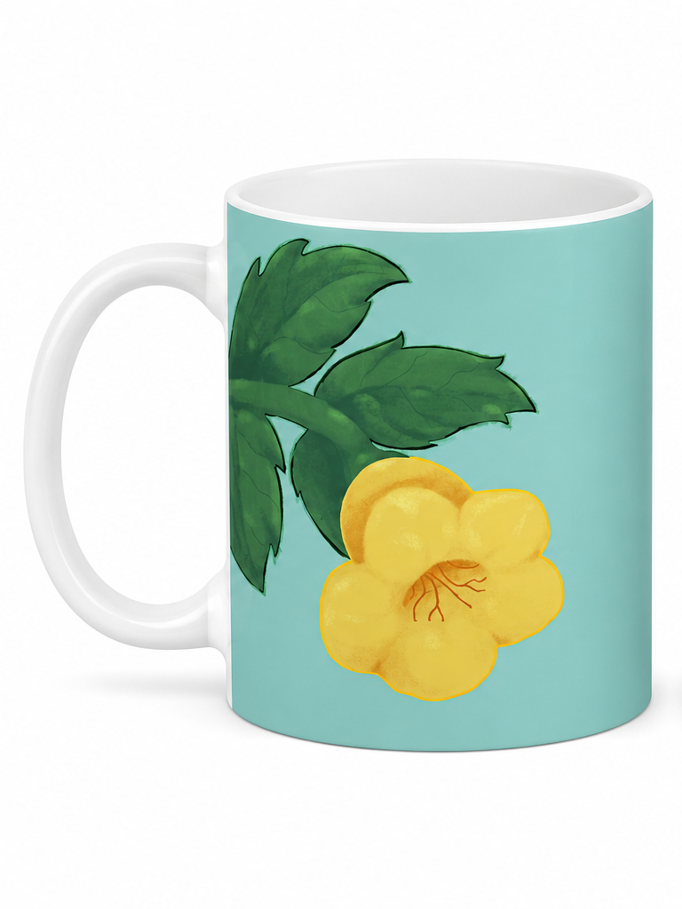 Caneca Flor de Ipê - Coleção Cerrado