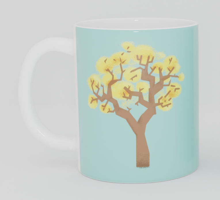 Caneca Ipê Amarelo - Coleção Cerrado