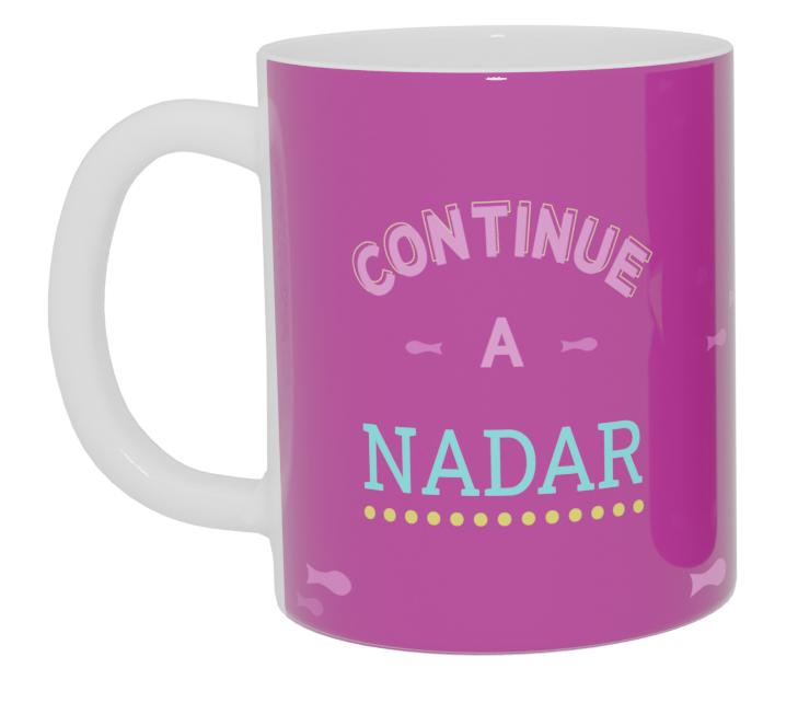 Caneca Continue a Nadar