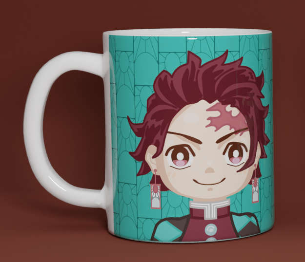 Caneca Demon Slayer Tanjiro