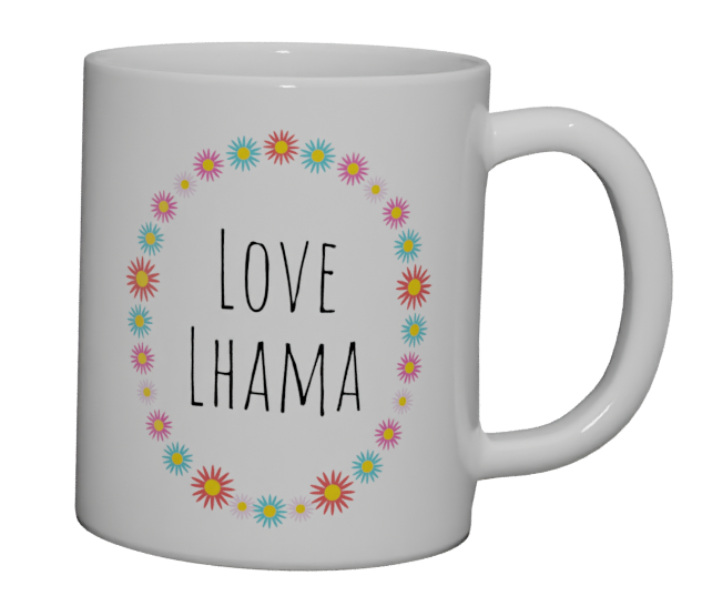 Caneca  Love Lhama - imagem 2