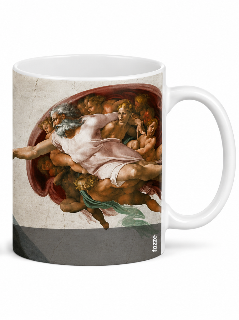 Caneca Criação de Adão - Releitura - imagem 2