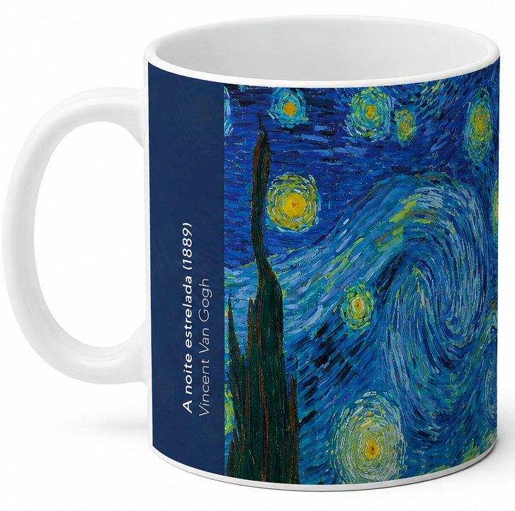 Caneca A Noite Estrelada (Van Gogh) – Releitura