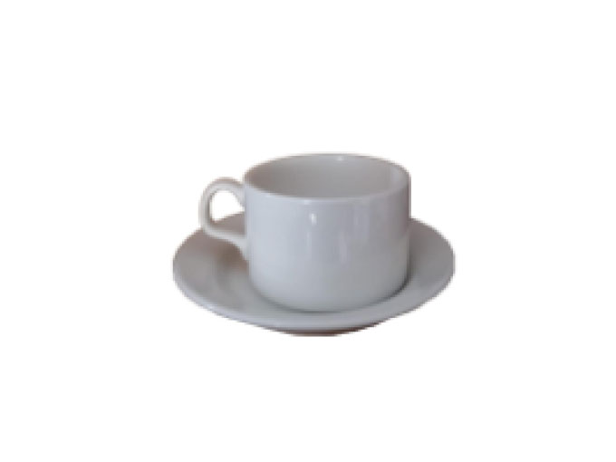 Conjunto Xícara 180mL DEKO com pires