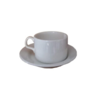 Conjunto Xícara 180mL DEKO com pires