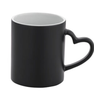 Caneca Cerâmica Mágica com Alça Coração