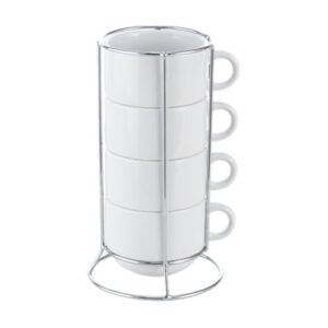 Torre de xicaras com 4 unidades 180ml