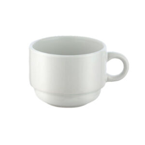Xícara Ceramica Branca 180ml JKB