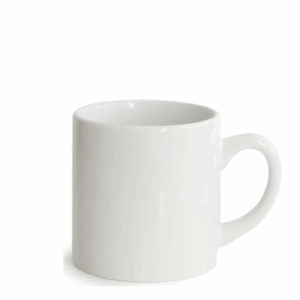 Caneca Cerâmica Branca Mini Mug 180 ml